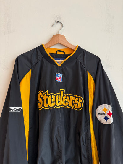 00s Pittsburgh Steelers Reebok Two Tone Windbreaker (M)