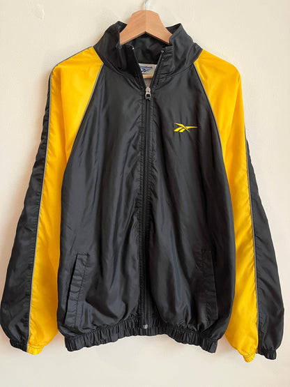 00s Reebok Yellow/Black Essential Windbreaker (M)