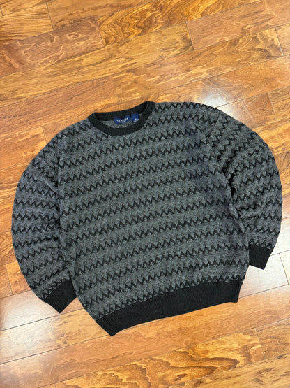 90s Van Heusen Black Sweater (XL)