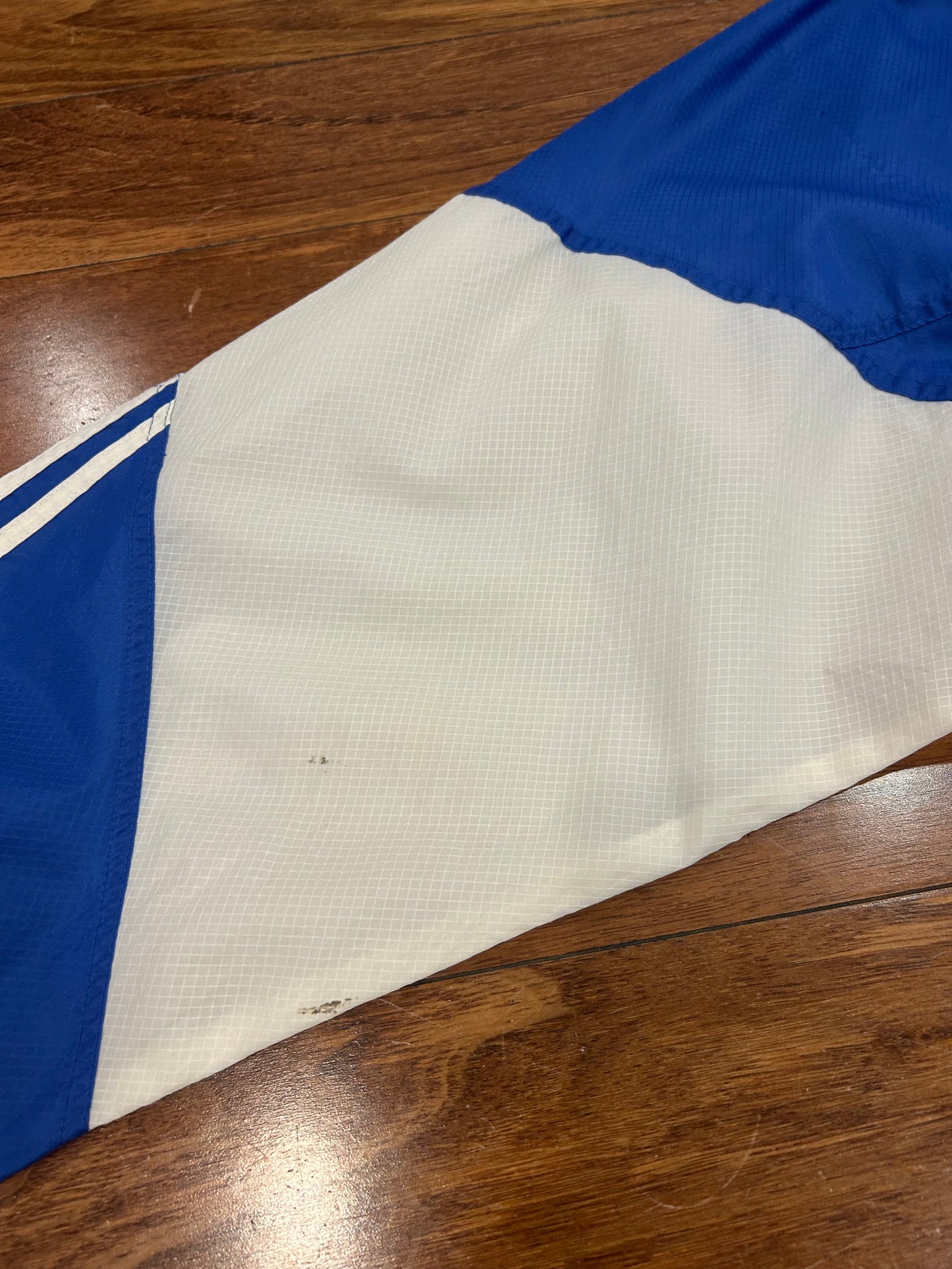 80s Adidas Blue Stained Windbreaker (L)