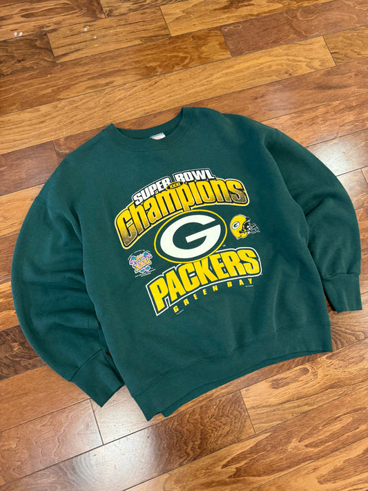 1997 Green Bay Packers Super Bowl Champions Crewneck (XL)