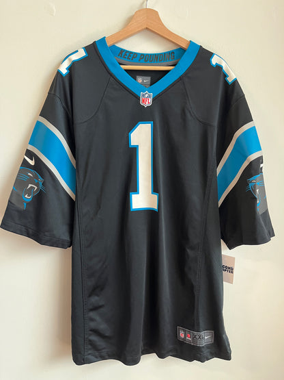 2010s Carolina Panthers  Cam Newton Home Nike Jersey (XXL)