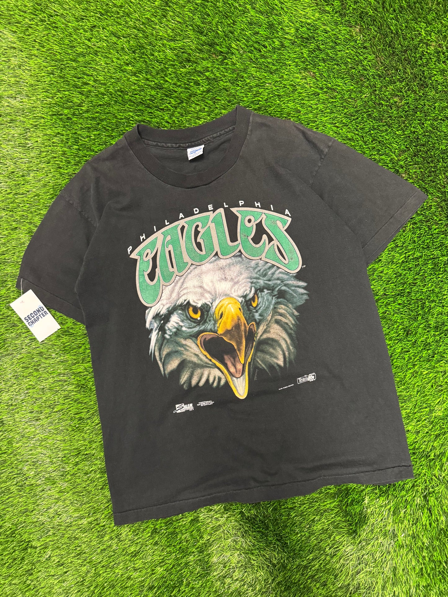 1992 Philadelphia Eagles Angry Bird Salem Tee (XL)