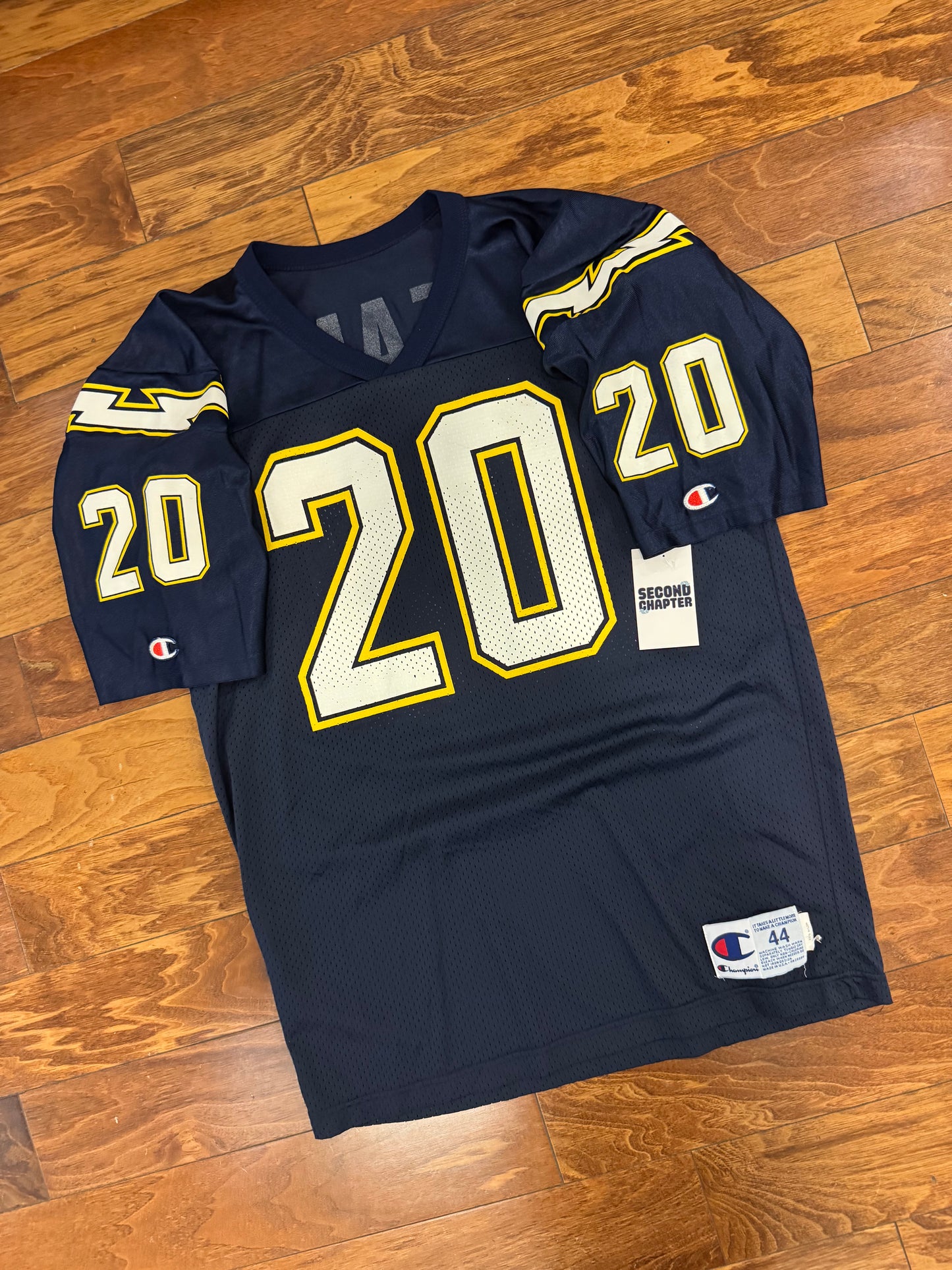90s San Diego Chargers Natrone Means #20 Champion Jersey (L)
