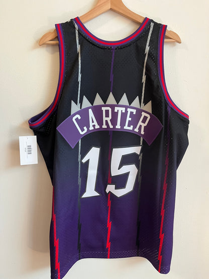 Toronto Raptors Mitchell & Ness Vince Carter Fader Jersey (XL)