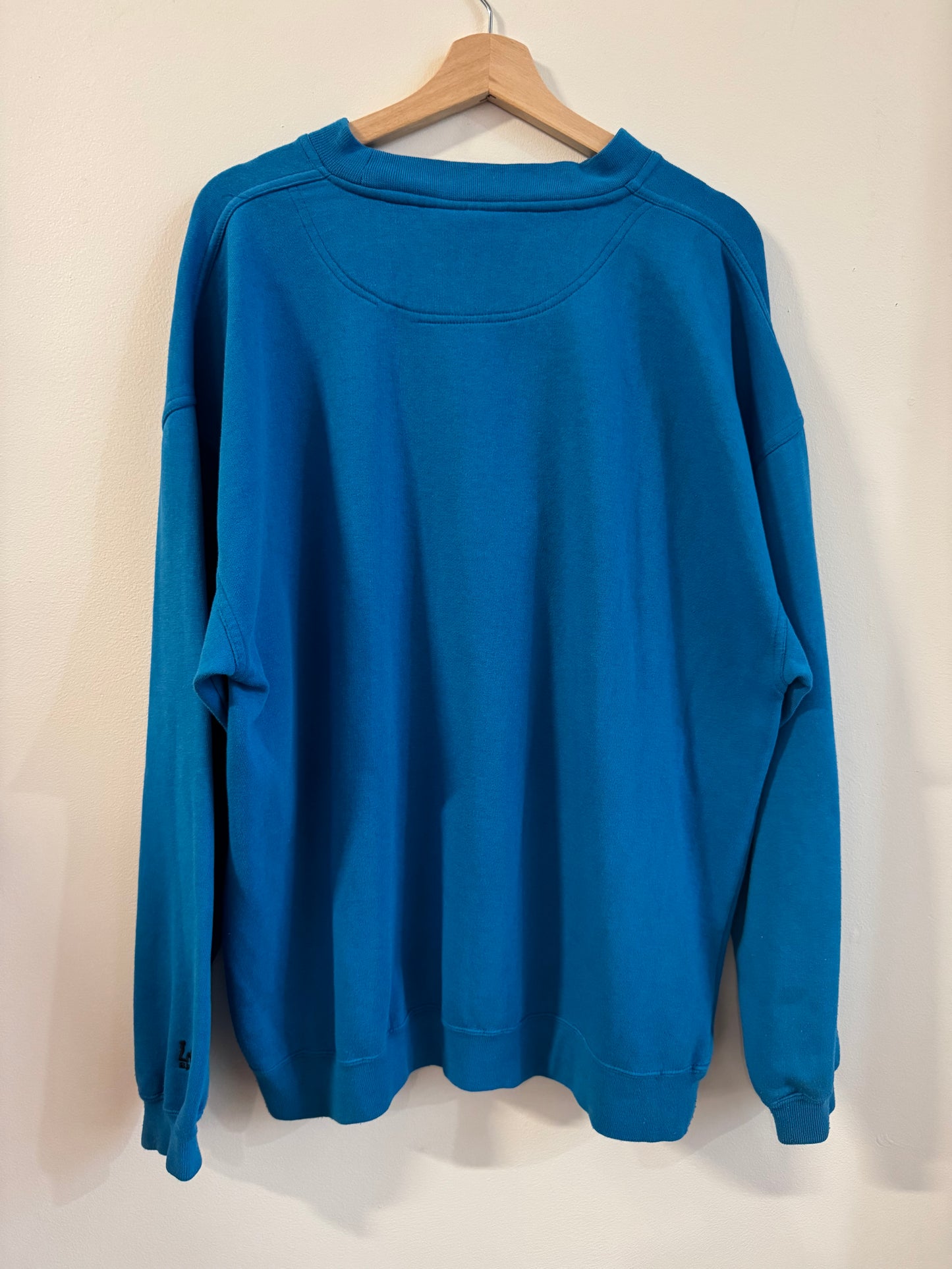 90s Carolina Panthers Lee Blue Stained Crewneck (XL)