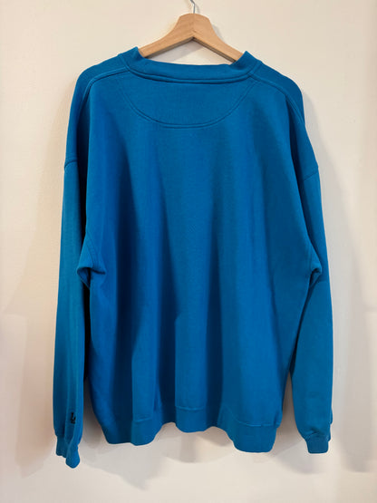 90s Carolina Panthers Lee Blue Stained Crewneck (XL)