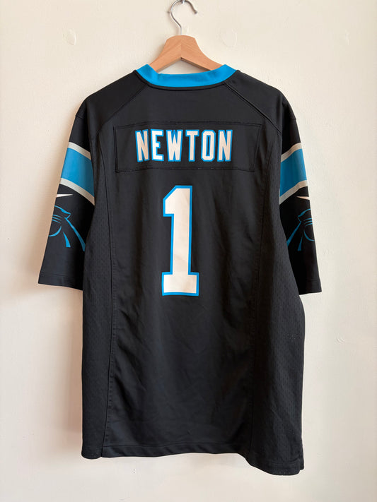 00s Carolina Panthers Cam Newton Nike Home Jersey (L)