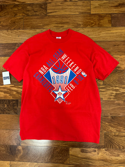 1991 All Star Weekend Vintage Logo 7 Tee (XL)