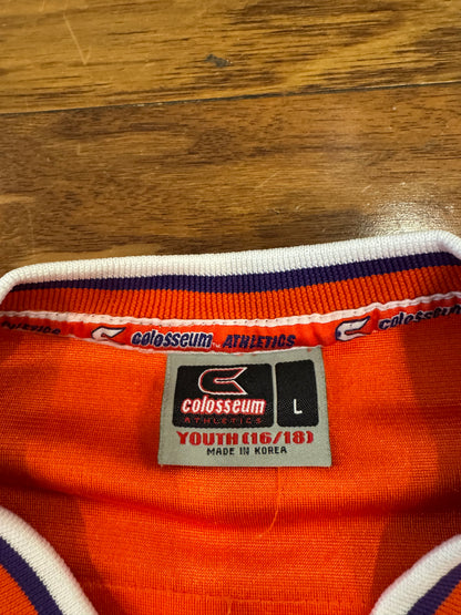 00s Clemson University Colosseum Football Jersey (Youth L)