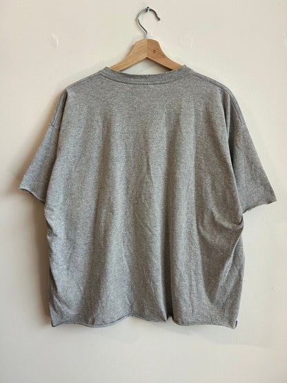 2001 Carolina Panthers Cropped Grey Tee (XL)