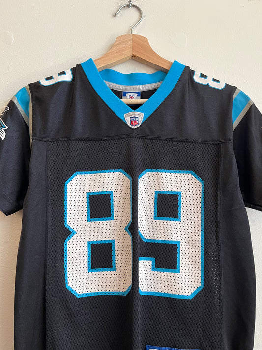 2010s Carolina Panthers Steve Smith Reebok Jersey (Youth S)