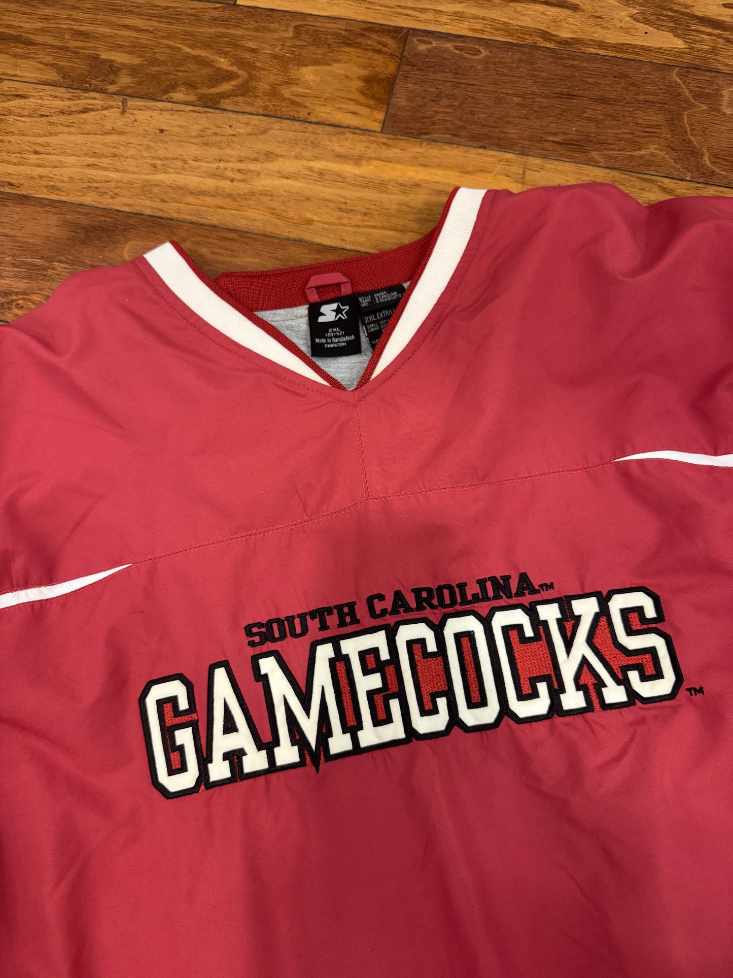 00s USC Gamecocks Starter Embroidered Windbreaker (XXL)