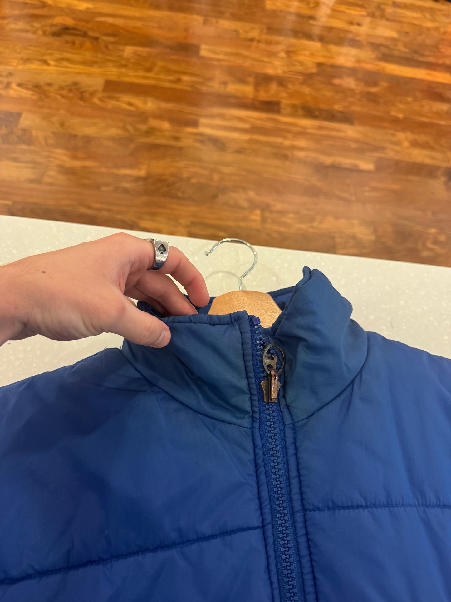 90s New York Giants Pro Player Reversible Puffer Jacket (M)