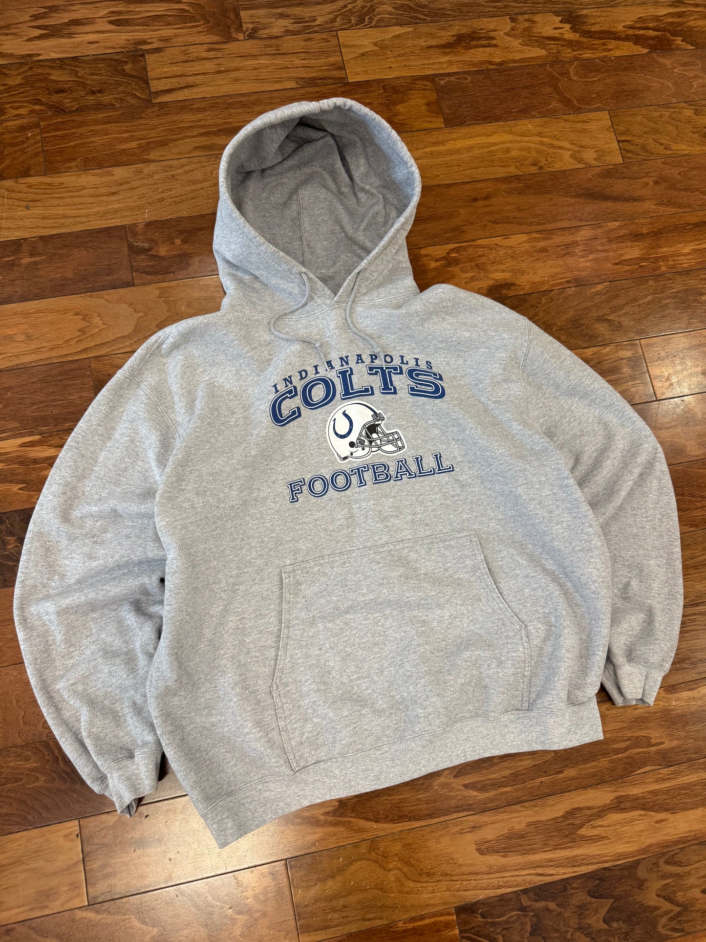 00s Indianapolis Colts Spell Out Reebok Hoodie (XL)
