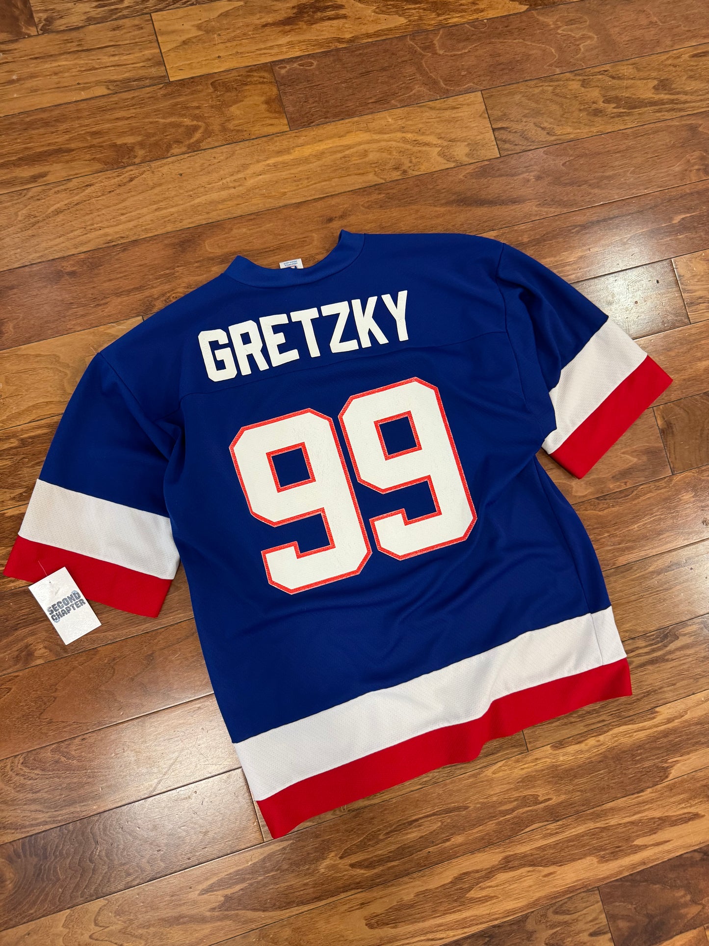 90s New York Rangers Wayne Gretzky Vintage Jersey (M)