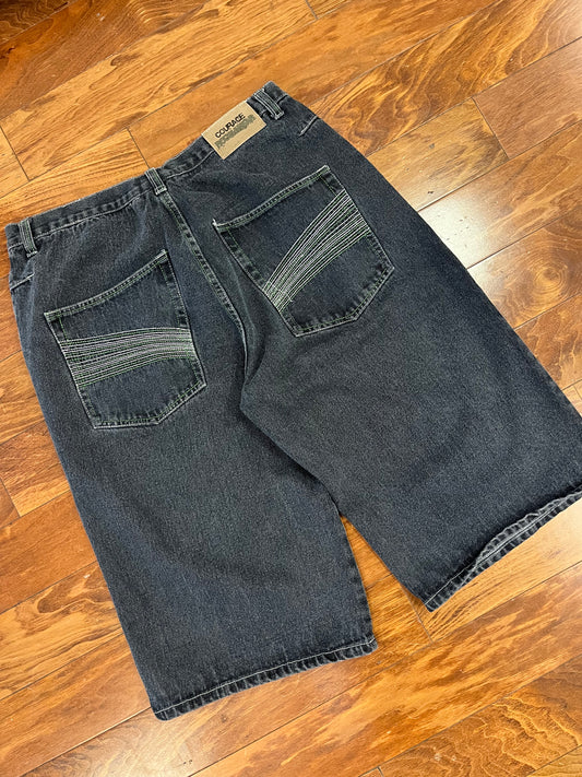 00s Courage Roughwear Baggy Jean Shorts (36)