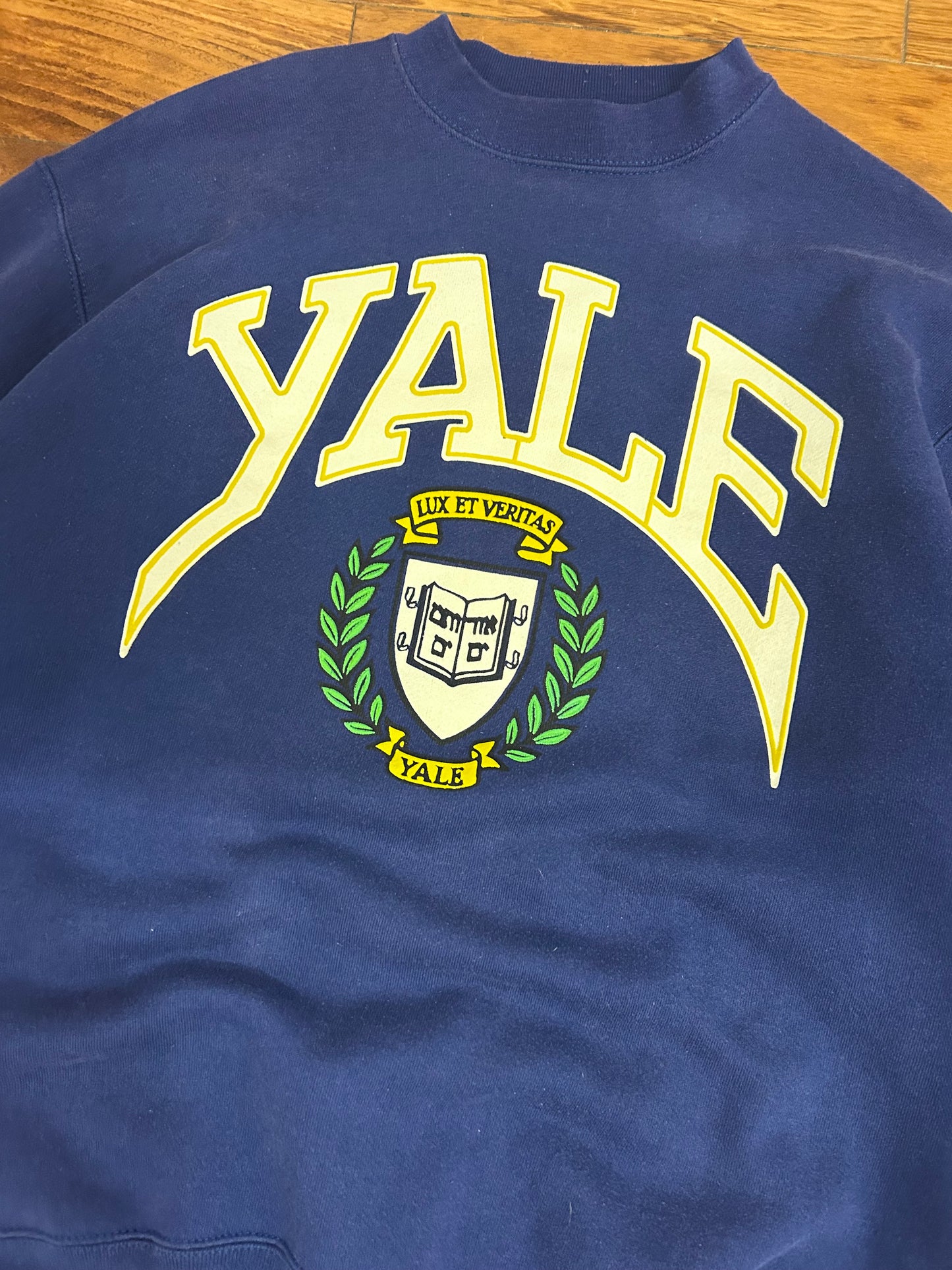 90s Yale University Vintage Navy Crewneck (XXL)