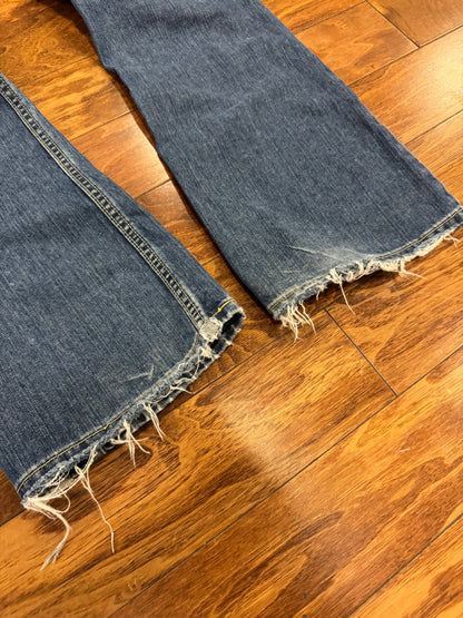 2005 Levi's Silver Tab Boot Cut Dark Wash Jeans (34 x 30)