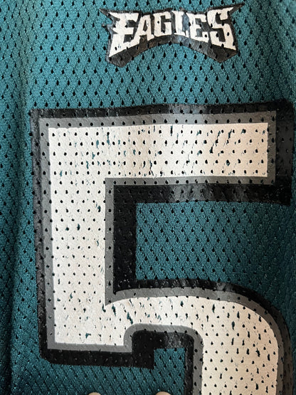 00s Philadelphia Eagles Donovan McNabb Green Reebok NFL Jersey (Youth XL)