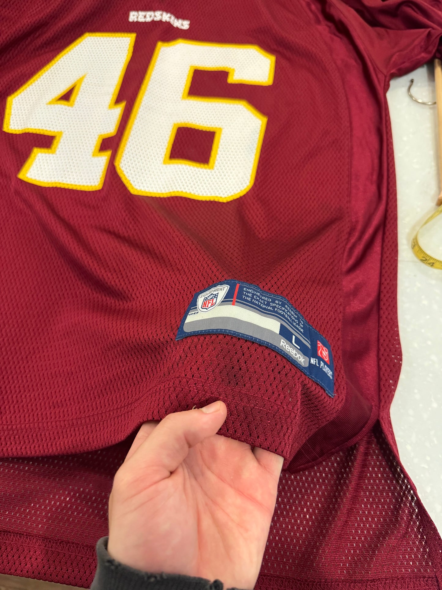 2010s Washington Redskins Betts #46 Home Jersey (L)