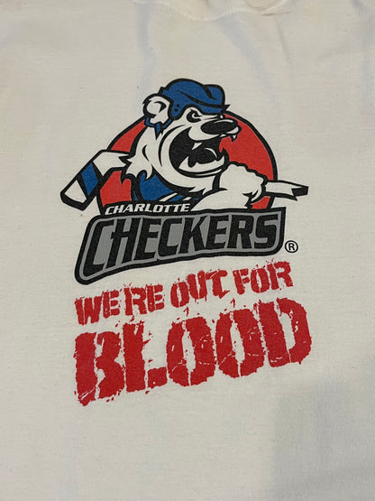 2000s Charlotte Checkers Promo Hockey Tee (XXL)