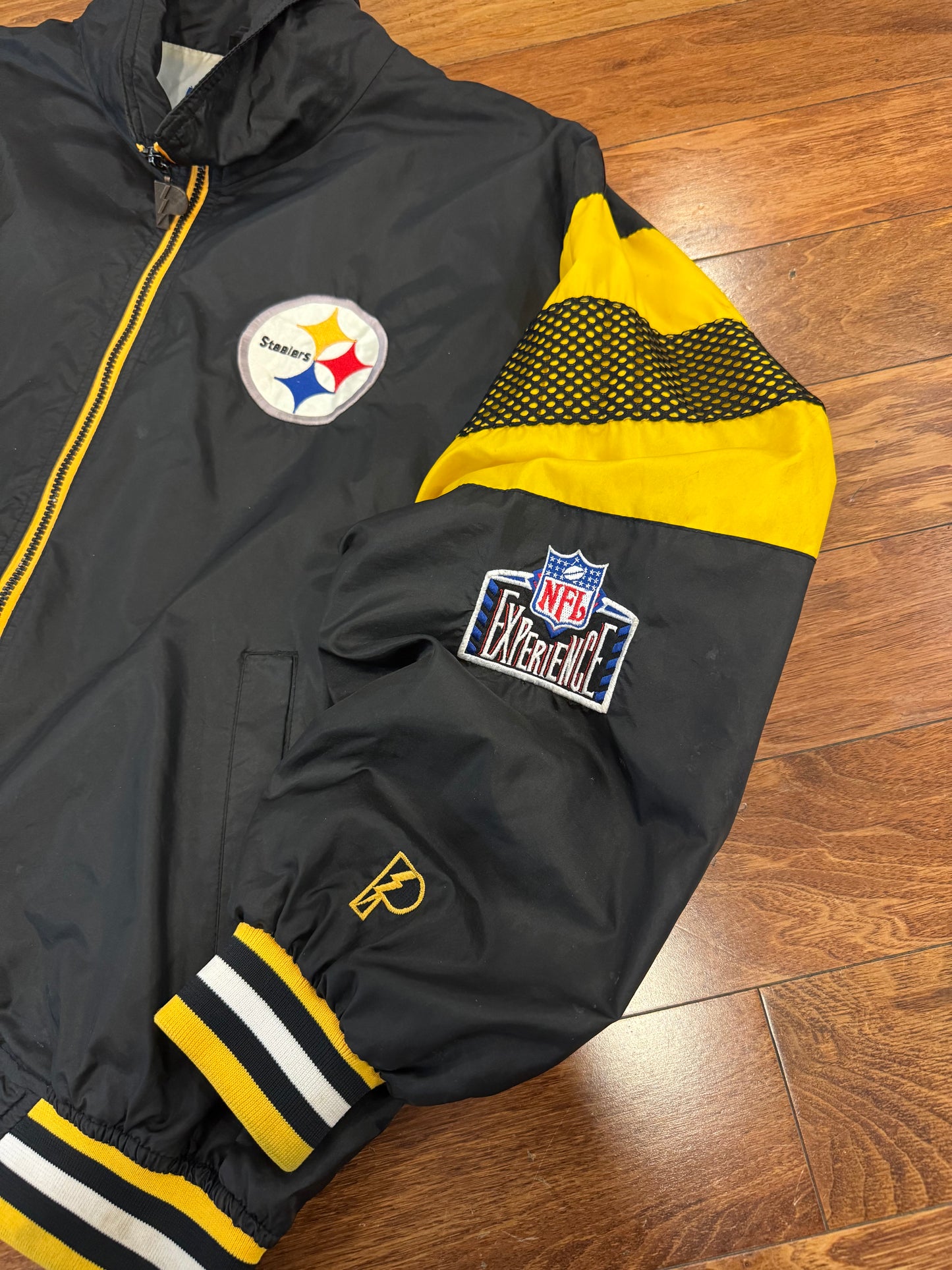 90s Pittsburgh Steelers Pro Player Vintage Windbreaker (L)