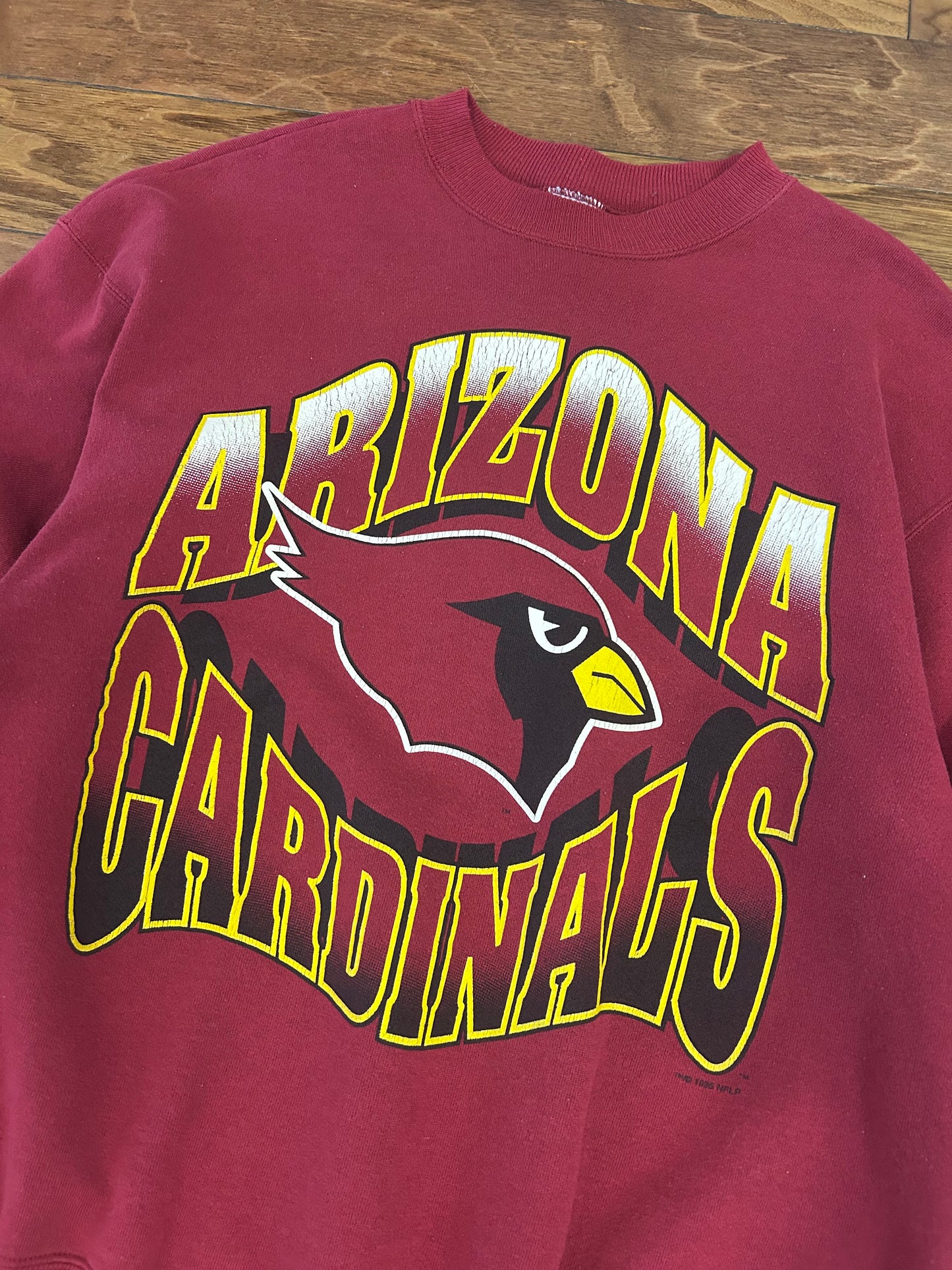 1995 Arizona Cardinals Vintage Hanes Crewneck (L)