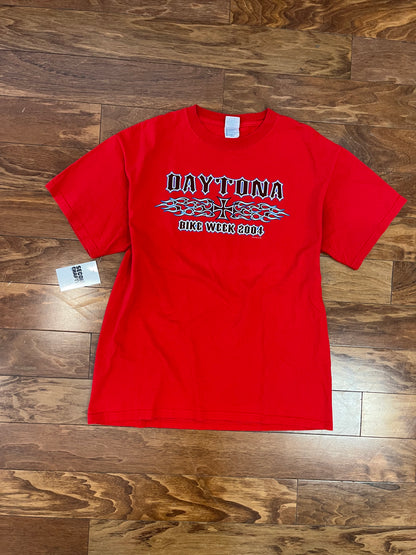 2004 Daytona Red Bike Week Tee (L)