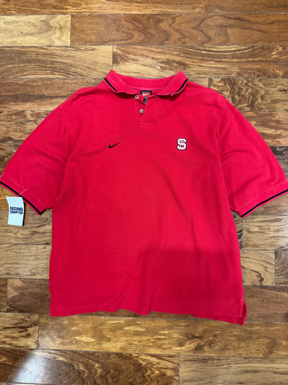 2001 NC State University (NCSU) Nike Polo Shirt (L)