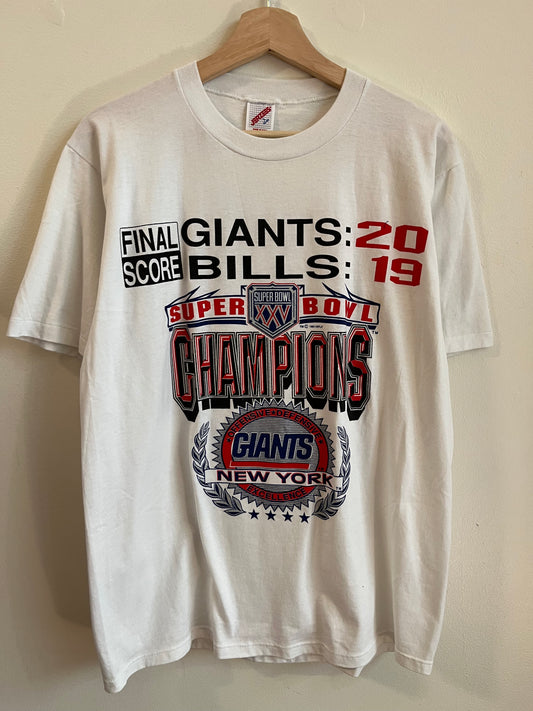 1991 New York Giants Super Bowl Champions Tee (L)