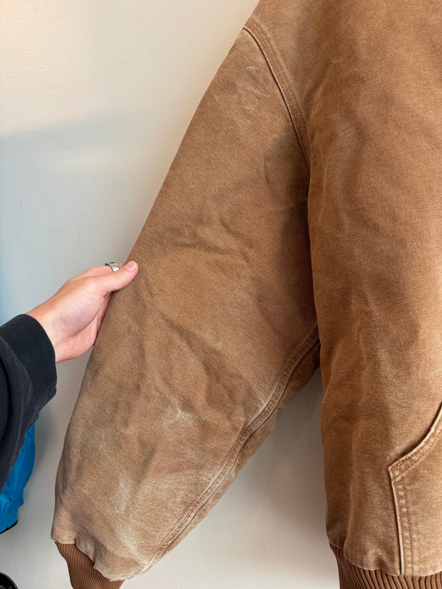2011 Carhartt Dark Brown Hooded Workwear Jacket (XL)