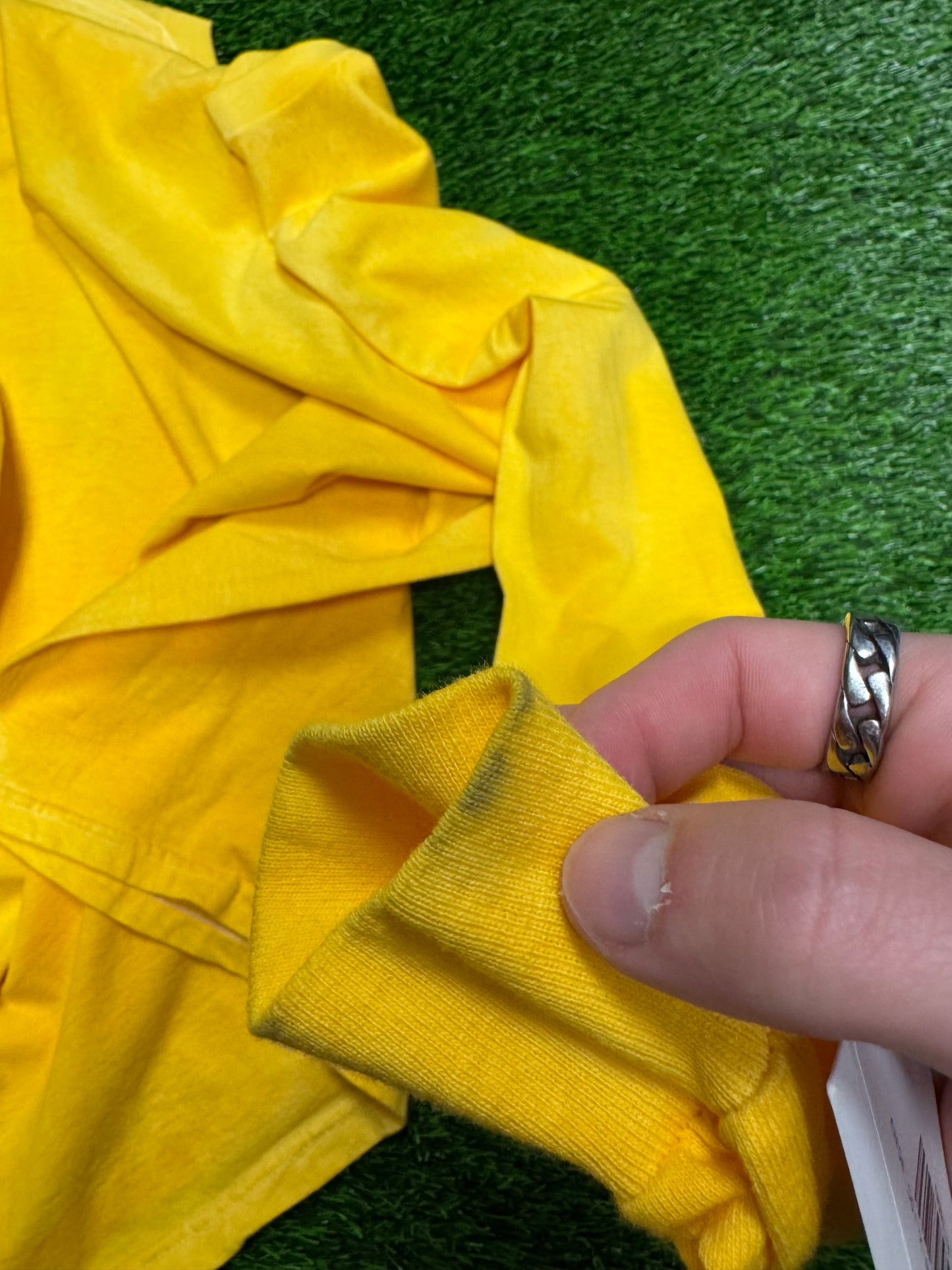 2000 New York Yankees v Mets Subway Series Vintage Dyed Long Sleeve Tee (XL)