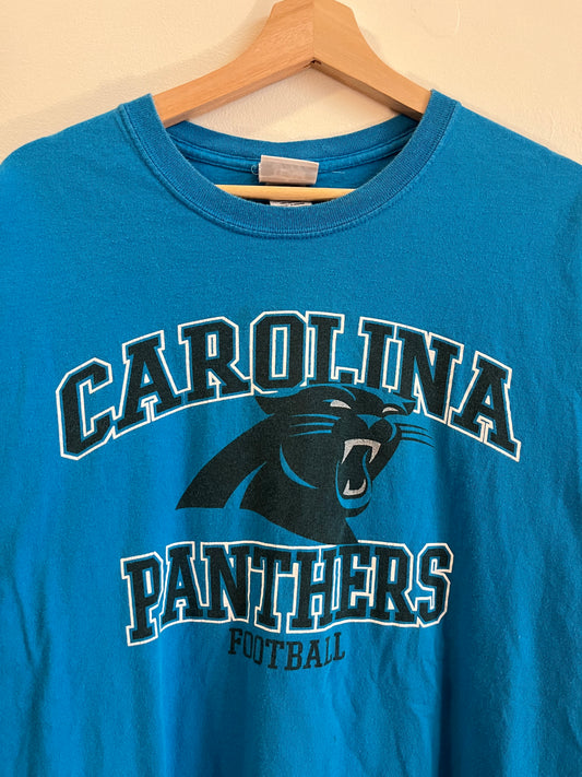 2010s Carolina Panthers Spell Out Essential Tee (XL)