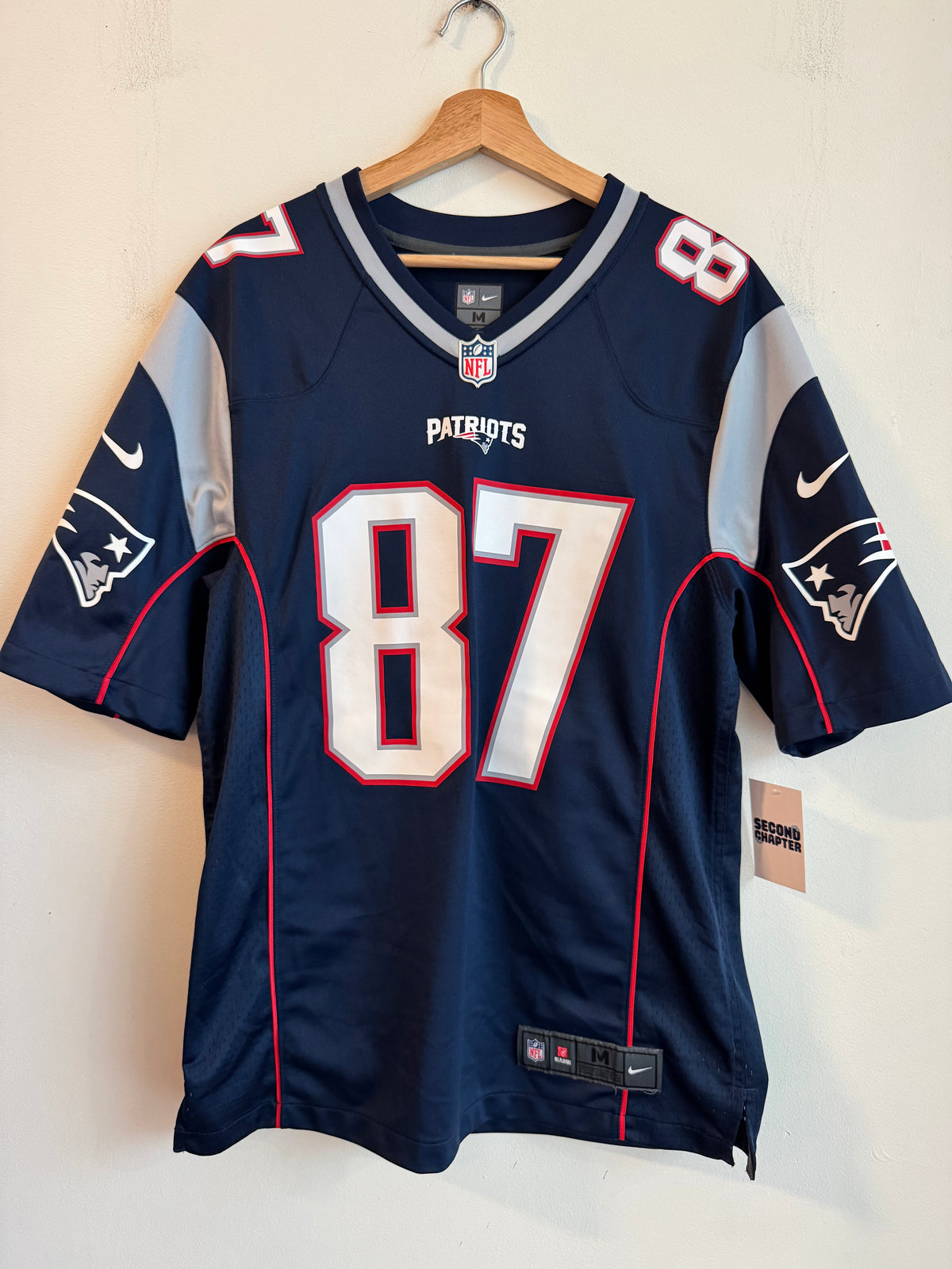 2016 New England Patriots Rob Gronkowski Nike Home Jersey (M)