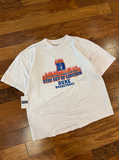 00s Duke Blue Devils Take The Heat Basketball Tee (XXL)