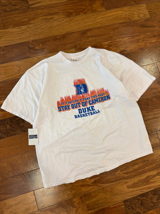 00s Duke Blue Devils Take The Heat Basketball Tee (XXL)