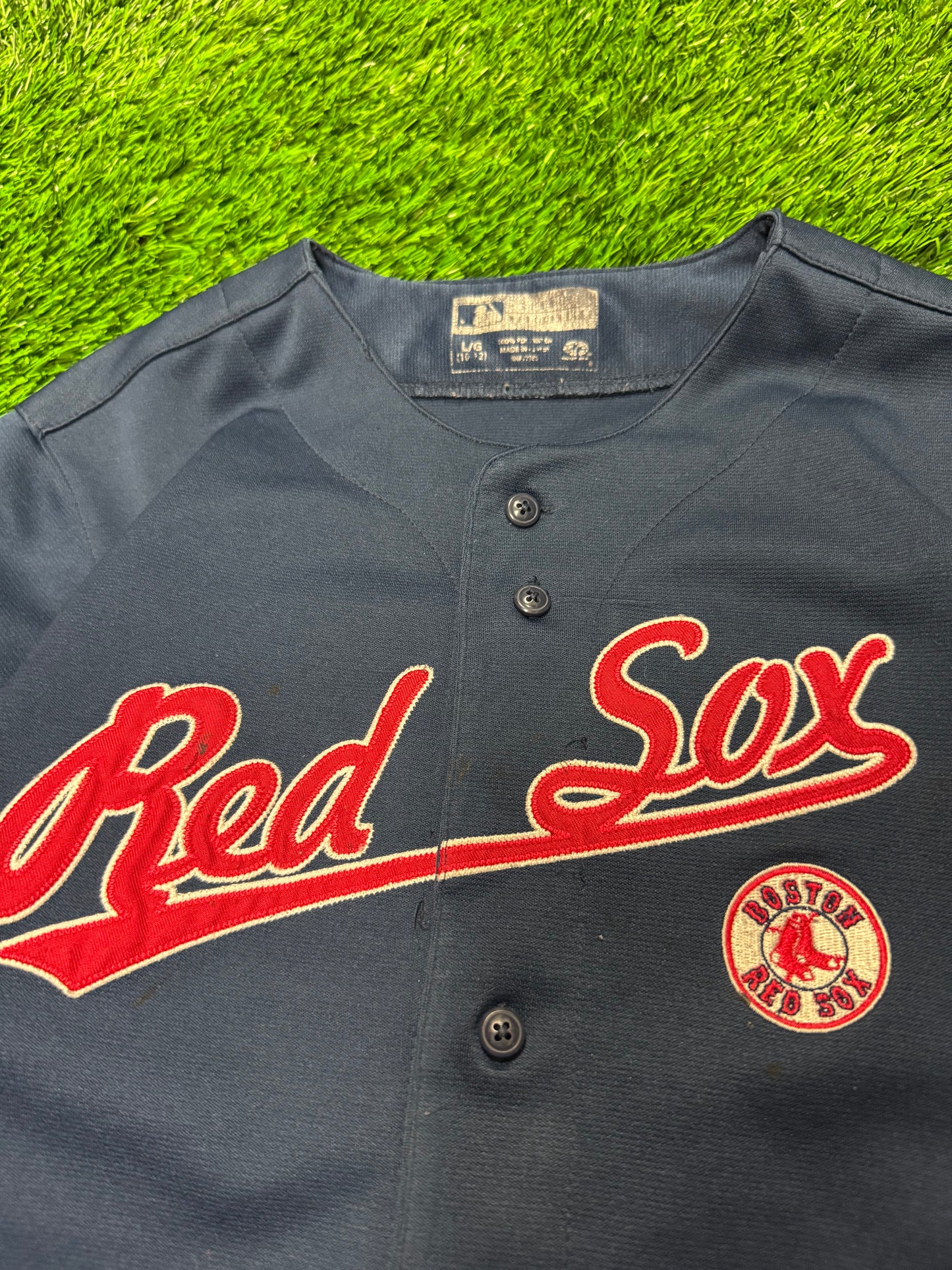 00s Boston Red Sox David Ortiz Youth Baseball Jersey (Youth L)