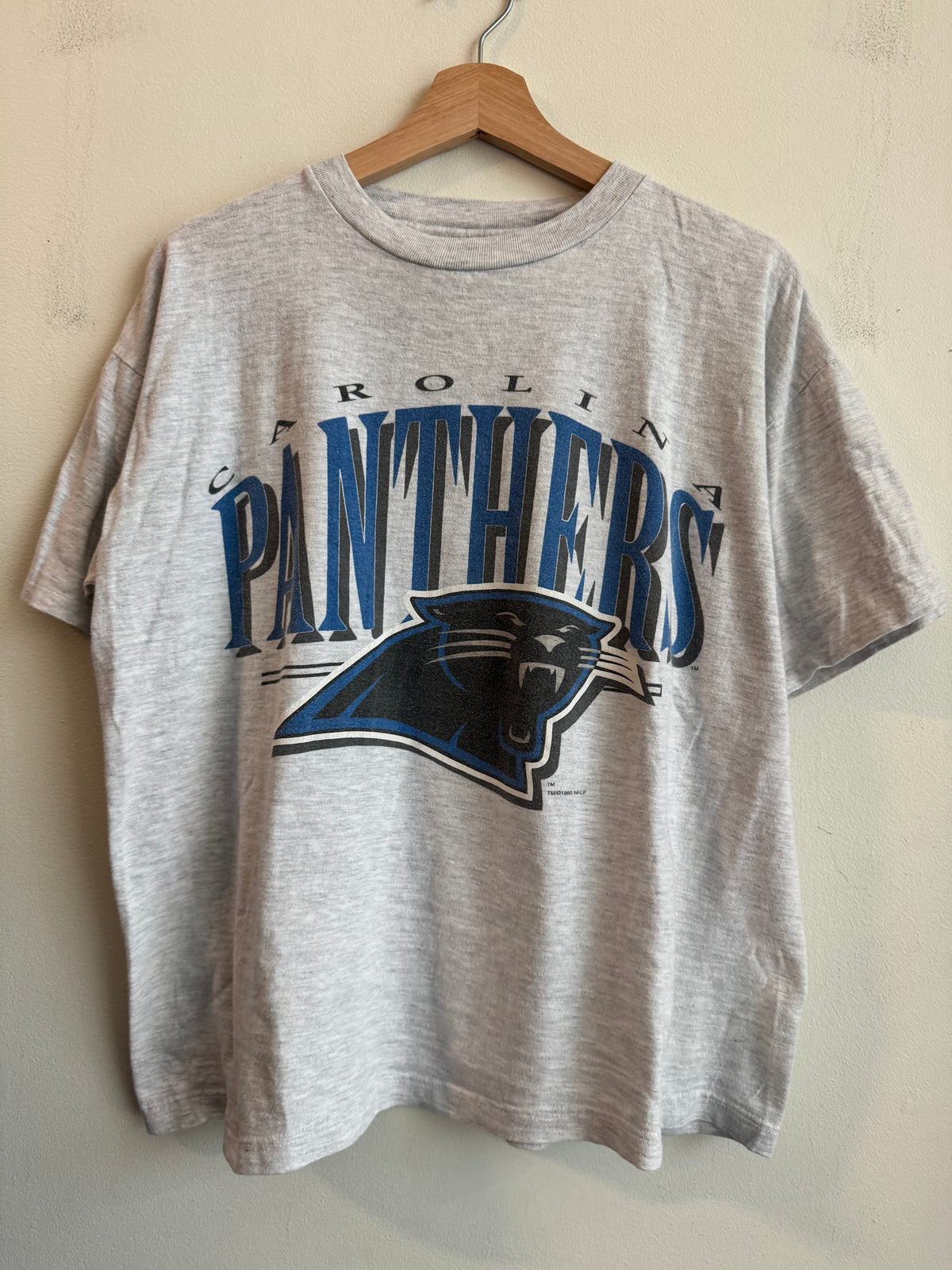 1996 Carolina Panthers Boxy Grey Tee (XL)