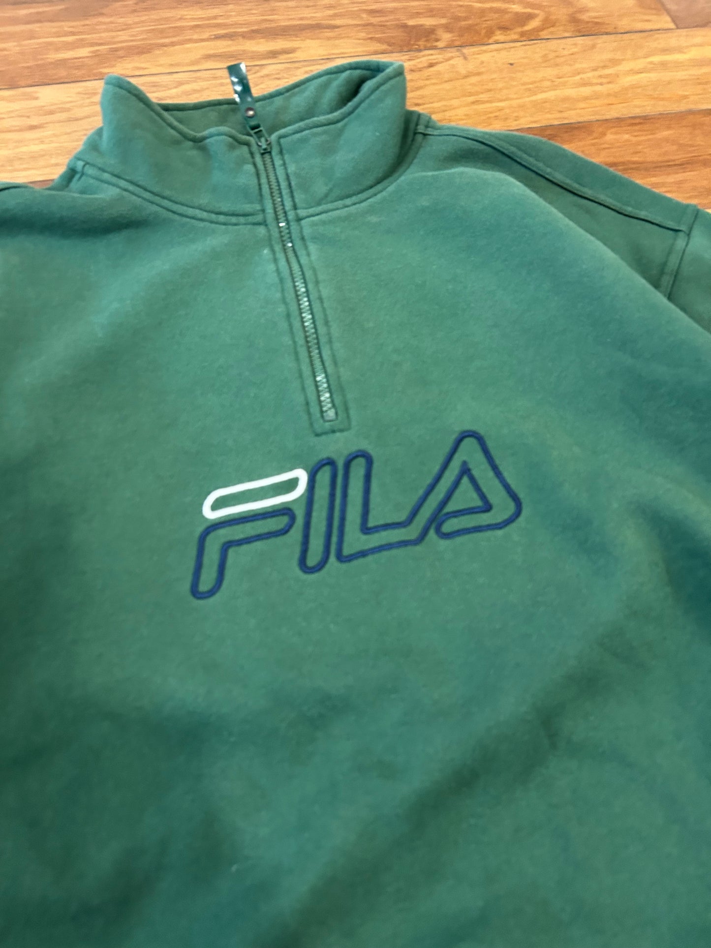 00s Fila 1/4th Zip Sweater (XL)