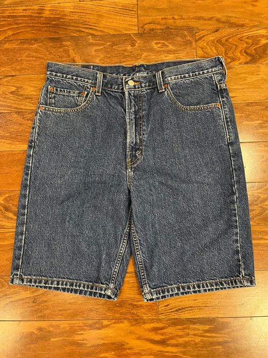2007 Levi's 505 Dark Wash Jean Shorts (36)