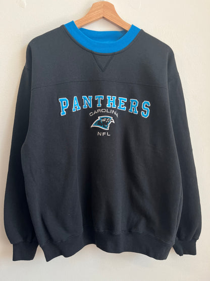 00s Carolina Panthers NFL Two Tone Crewneck (M)