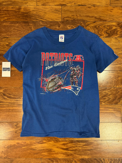 1993 New England Patriots Logo 7 Tee (Youth XL)