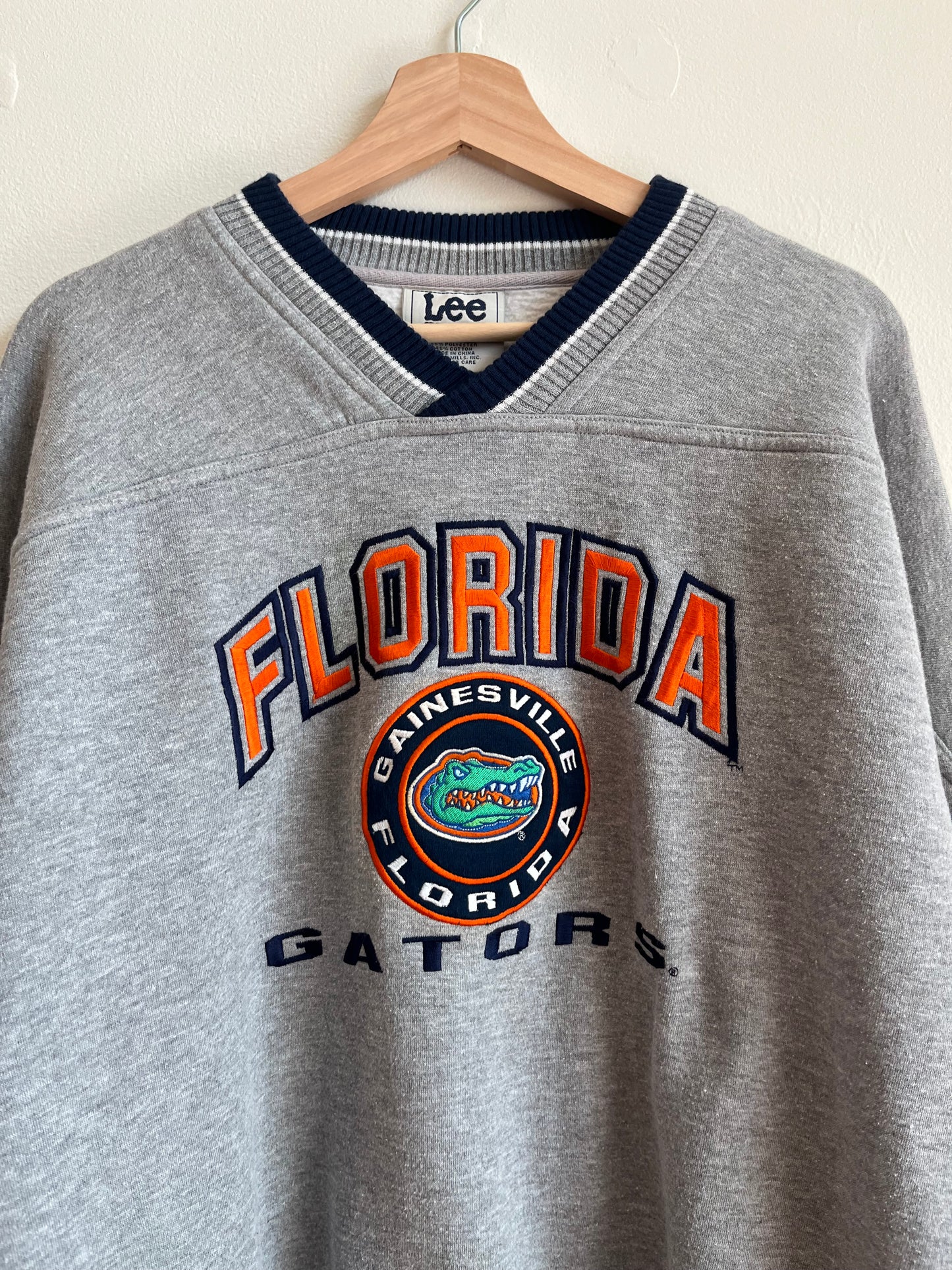 90s Florida Gators Lee Embroidered Crewneck (L)