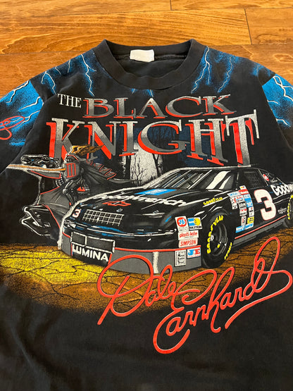 90s "The Black Knight" Nascar AOP Tee (L)