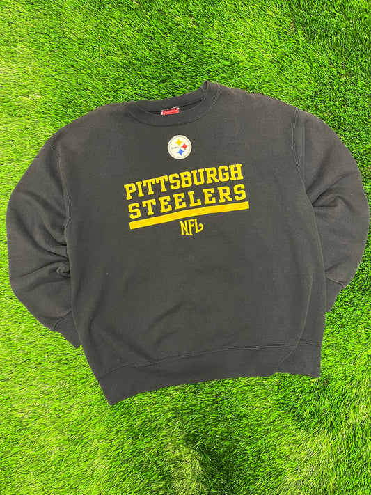 00s Pittsburgh Steelers Essentials Crewneck (XL)
