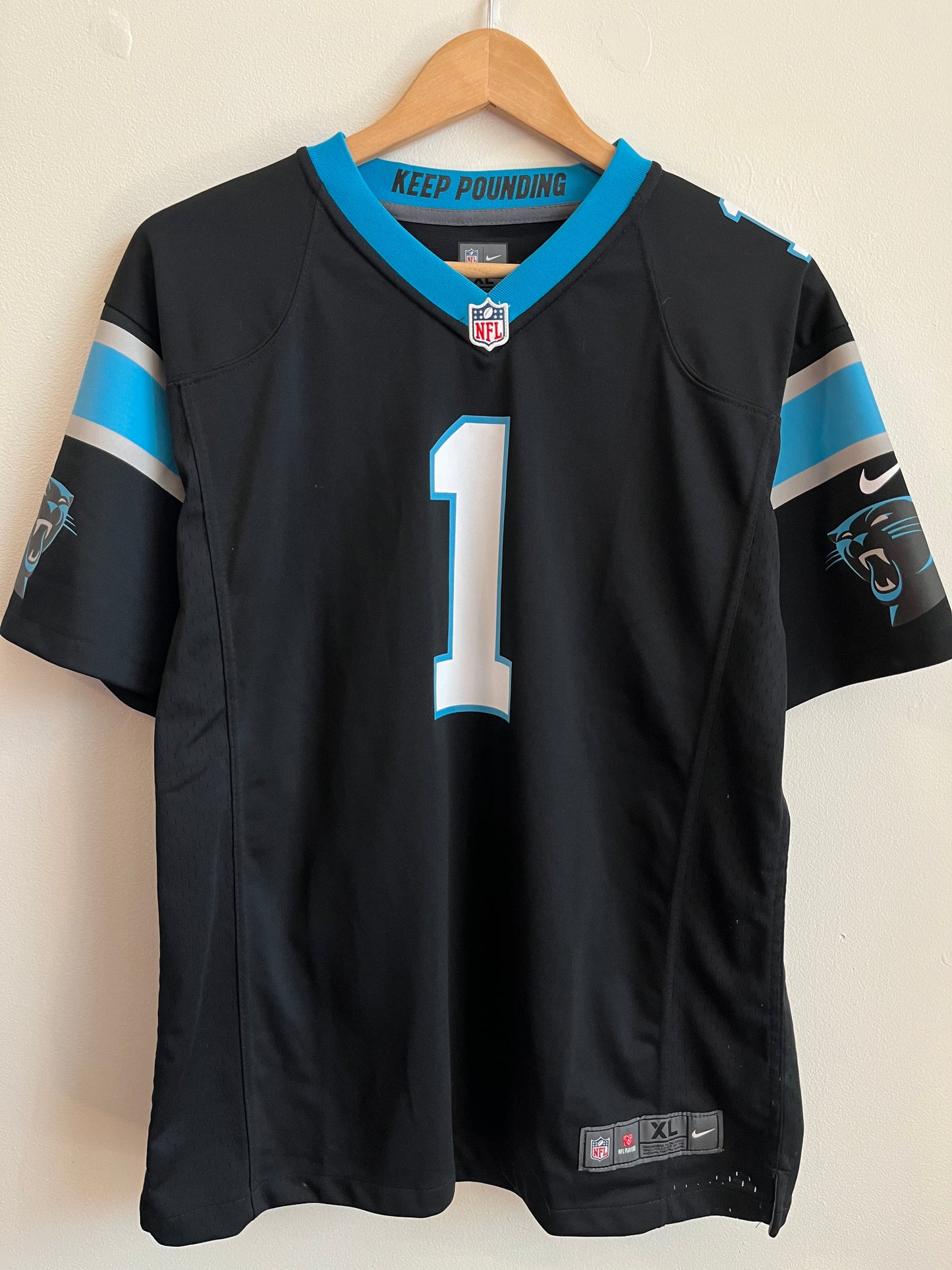 2016 Carolina Panthers Cam Newton Home Jersey (Youth XL)