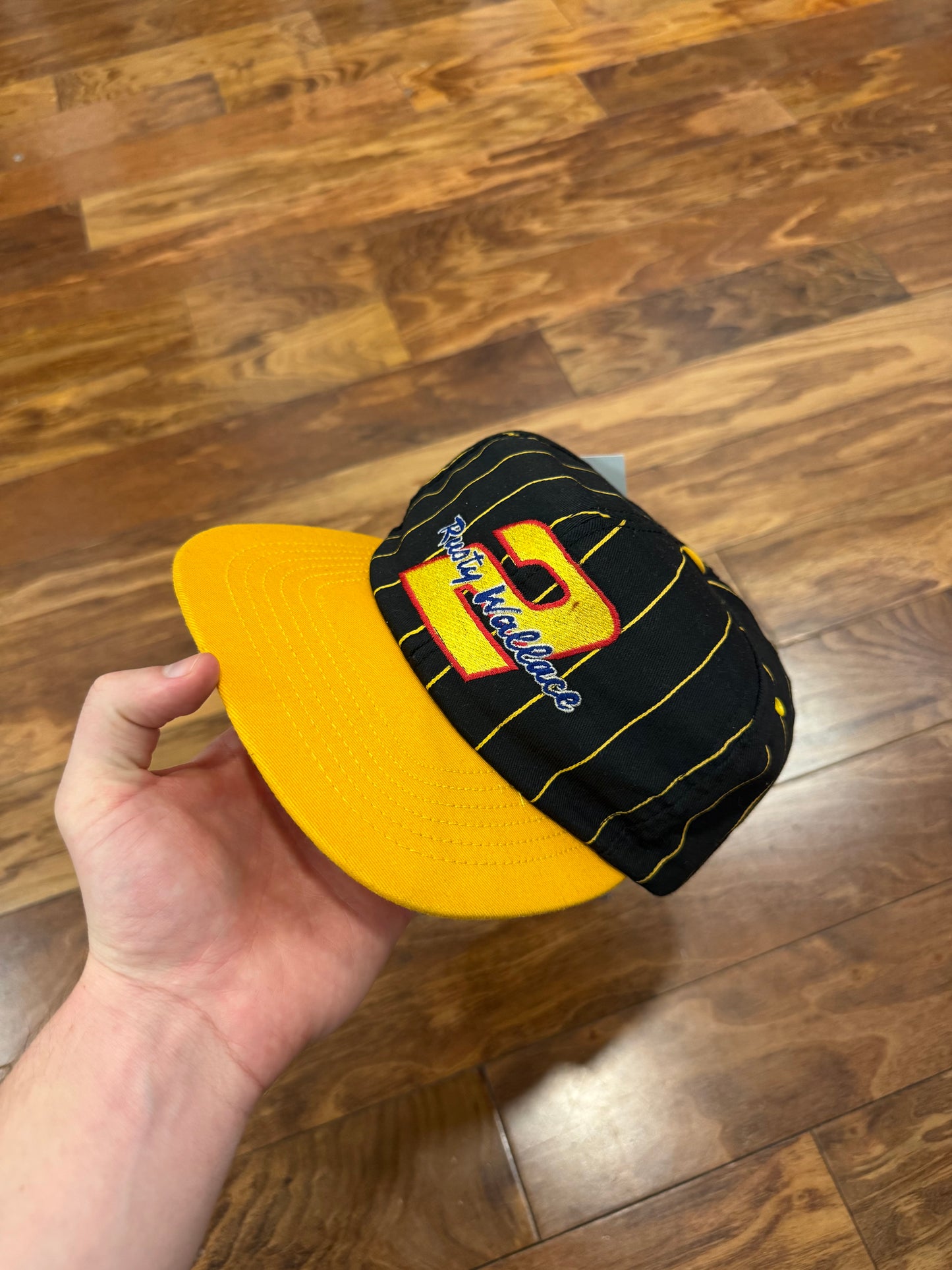 90s Rusty Wallace Pin Strip Nascar Hat (OS)