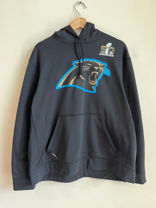 2016 Carolina Panthers Super Bowl 50 Therma-Fit Hoodie (XL)