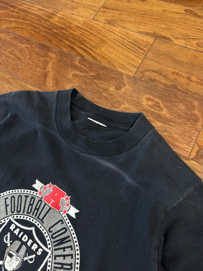 90s Oakland Raiders Vintage NFL Tee (S)